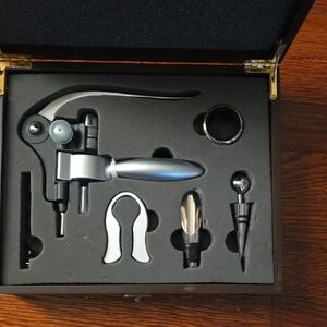 Silver Wine Opener Set